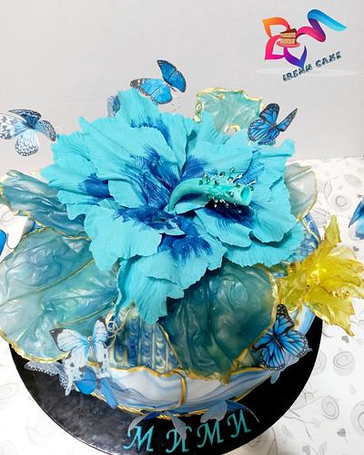 Favorite blue - Cake by Irena Ivanova 