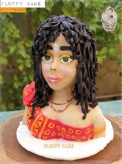 African girl - Cake by Hend kahla