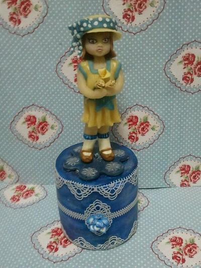 little girl - Cake by vanesa arias