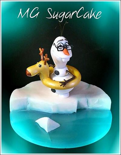Olaf Frozen - Cake by MG SugarCake