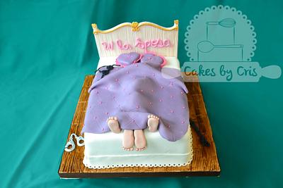 Naughty hen night party Bed cake - Cake by Cakes by Cris