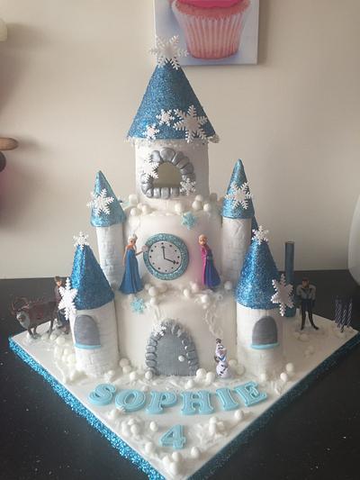 Frozen castle cake  - Cake by Donnajanecakes 