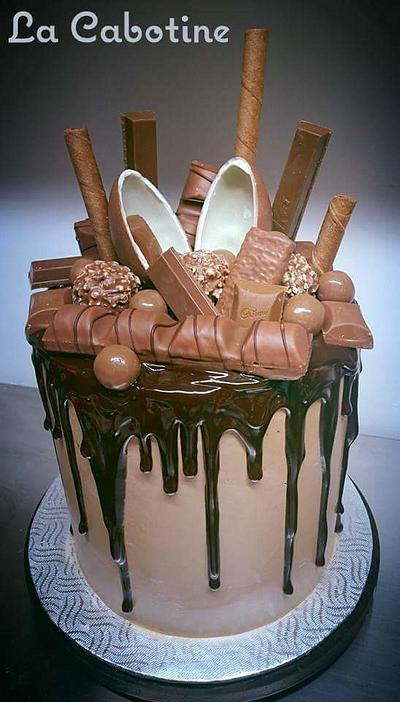 Chocolate lover's cake - Cake by La Cabotine