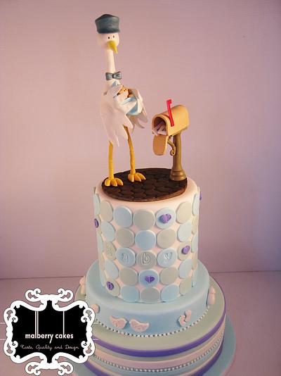 Stork cake - Cake by Malberry Cakes