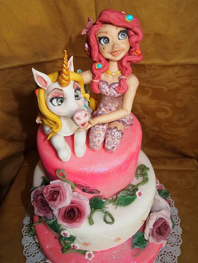 Mia and me cake - Cake by Dina Luciano
