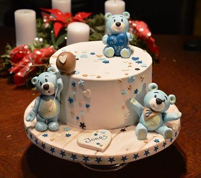 Little Teddy Bears for Baby Shower - Cake by Klimbim