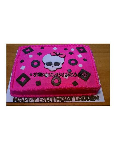 Monster High Cake - Cake by BlueFairyConfections