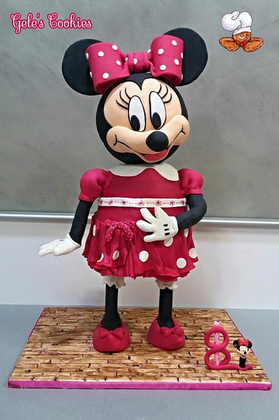 Minnie Mouse birthday - Cake by Gele's Cookies