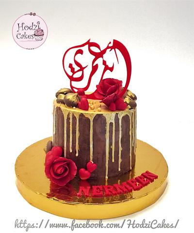 Romantic Birthday Cake - Cake by Hend Taha-HODZI CAKES