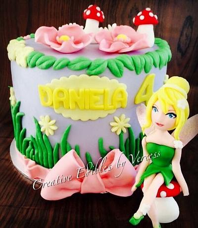 Tinkerbell Cake  - Cake by Creative Edibles by Vercess