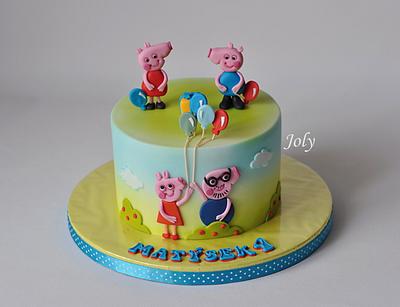 Pig Peppa - Cake by Jolana Brychova