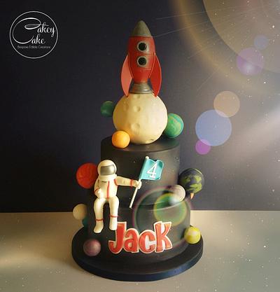 Space Rocket Cake - Cake by CakeyCake