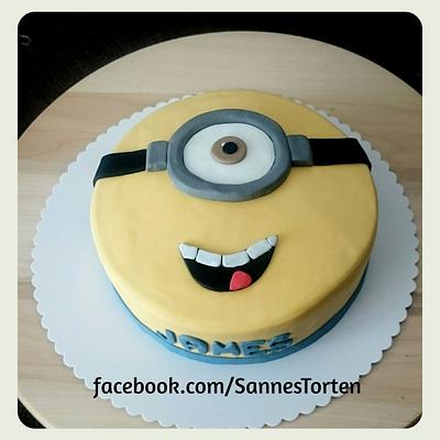 Minion cake - Cake by SannesTorten 