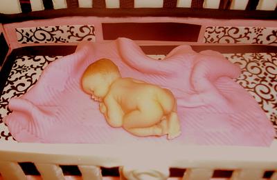 Baby Crib - Cake by Griselle