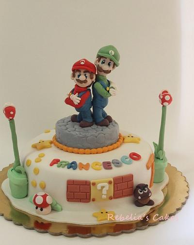 Mario & Luigi Bros  - Cake by Teresa Russo