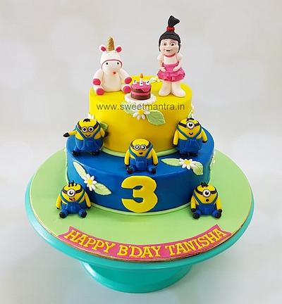 Minion Birthday cake - Cake by Sweet Mantra Homemade Customized Cakes Pune