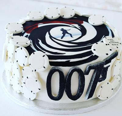 007 Birthday Cake - Cake by Sugar by Rachel