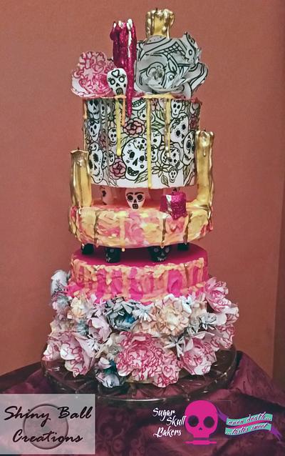 Sugar Skull Bakers 2015!  The time has come! - Cake by Shiny Ball Cakes & Creations (Rose)