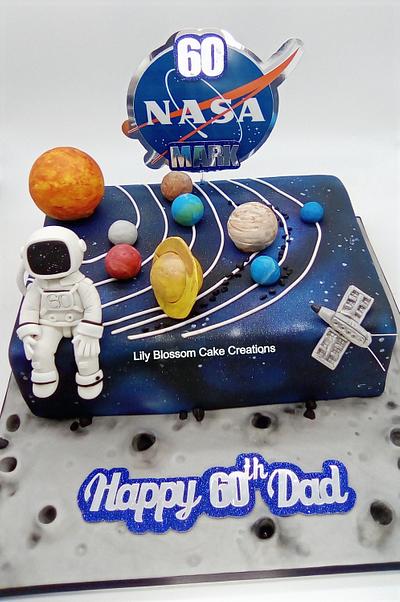 NASA Astronaut Space Cake - Cake by Lily Blossom Cake Creations