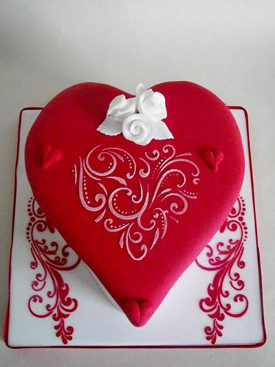 Valentines - Cake by Karina Leonard