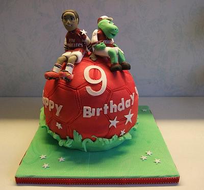 Arsenal football cake - Cake by Amanda Watson