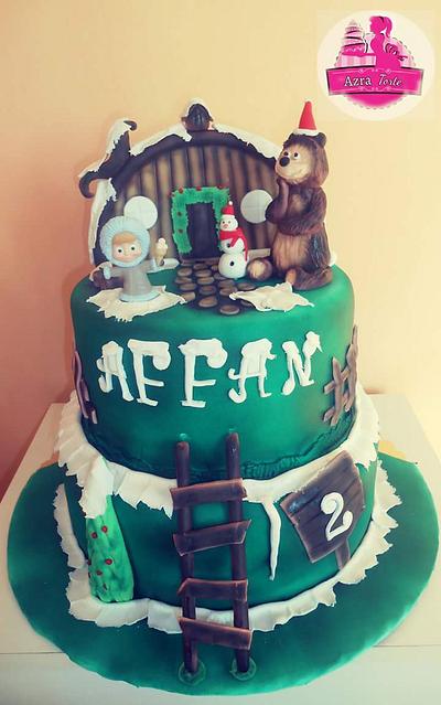 Masha and bear - Cake by AzraTorte