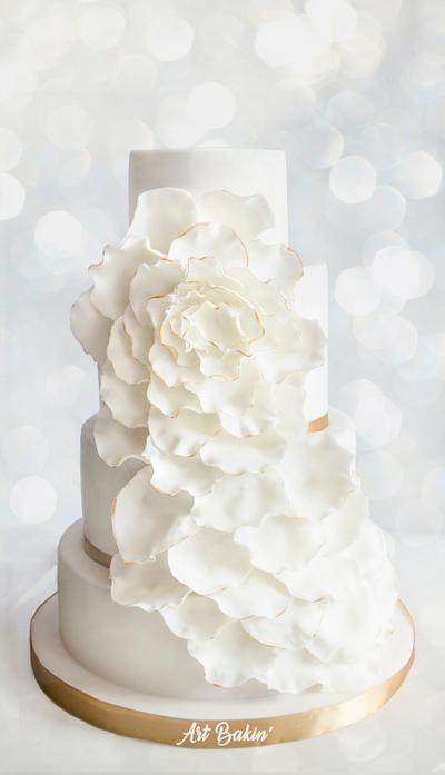 Simple Wedding Cake - Cake by Art Bakin’