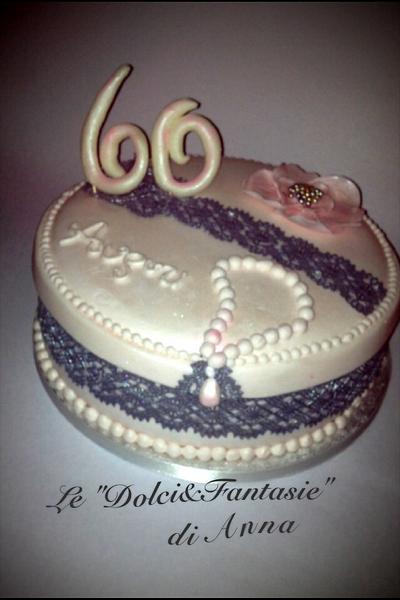 60 years - Cake by Dolci Fantasie di Anna Verde
