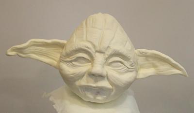 Yoda head: Two versions - Cake by Star Cakes