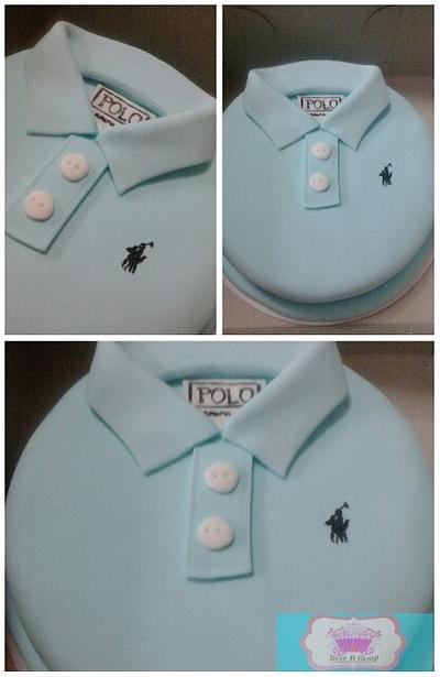 polo shirt cake - Cake by epeh