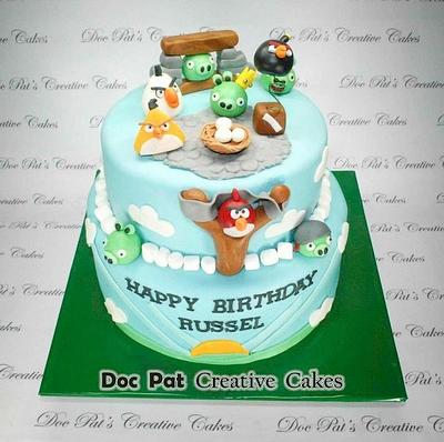 Angry Bird Themed Cake - Cake by Doc Pat