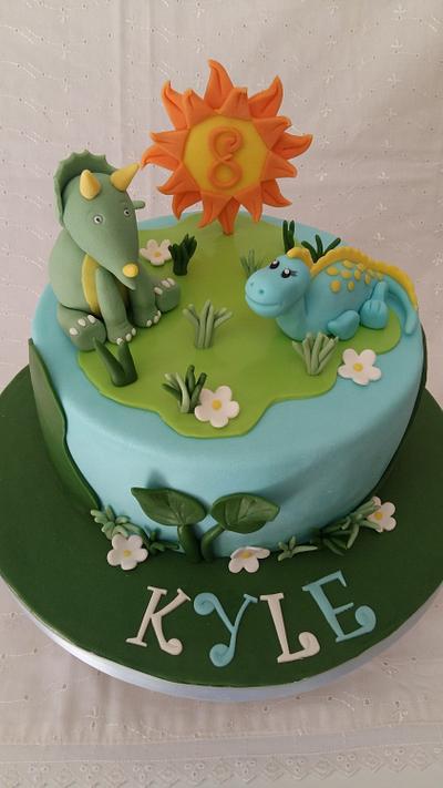 Dinosaurs cake - Cake by Iva Halacheva