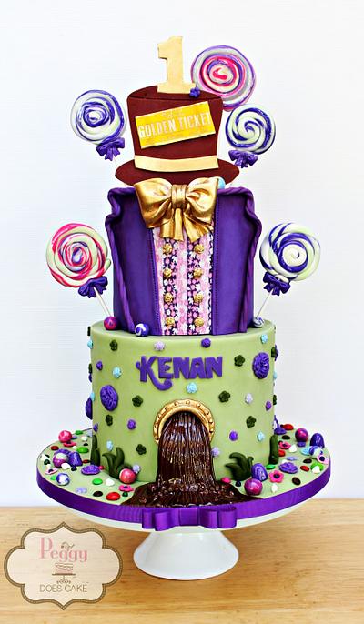 Willy Wonka Cake - Cake by Peggy Does Cake