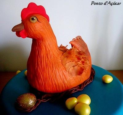 A galinha dos ovos de ouro - Cake by PontodAcucar
