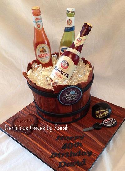 Barrel of Beers  - Cake by De-licious Cakes by Sarah