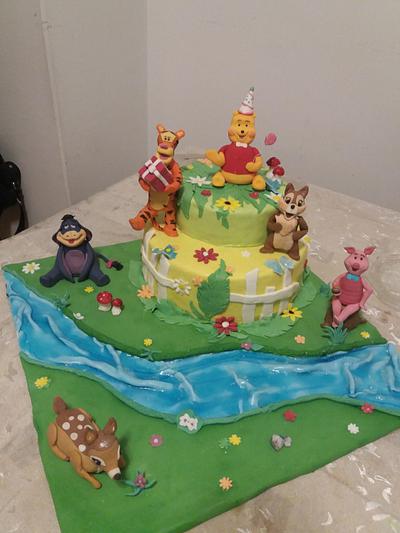 Winnie the Pooh and friends. - Cake by Aki