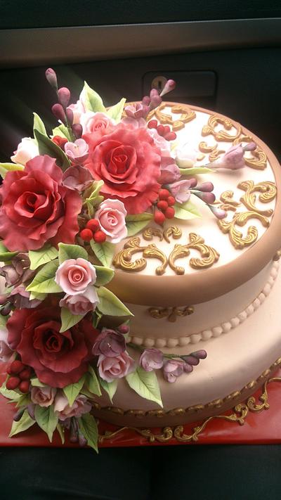 flowers cake - Cake by Emanuela