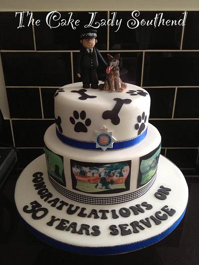 Police handler cake - Cake by Gwendoline Rose Bakes