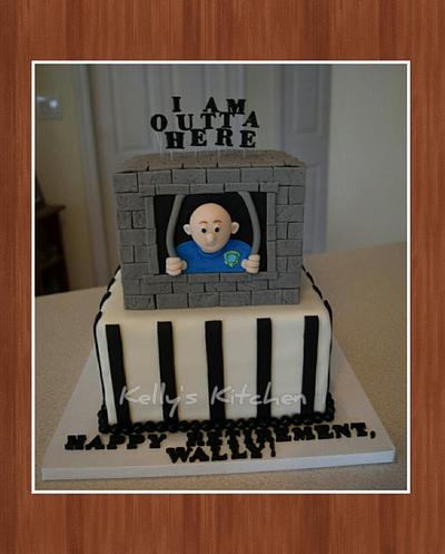 Correctional Services Officer Retirement Cake - Cake by Kelly Stevens