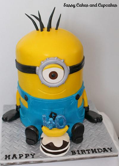 Giant Minion Cake - Cake by Sassy Cakes and Cupcakes (Anna)