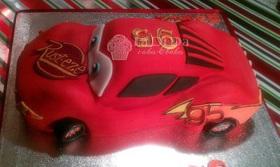 Lightning McQueen cake - Cake by Denise Davidson