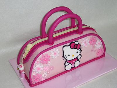 Kitty handbag cake - Cake by mivi