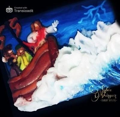 "El mar de Galilea" • Bible Cake Collaboration - Cake by Syl 