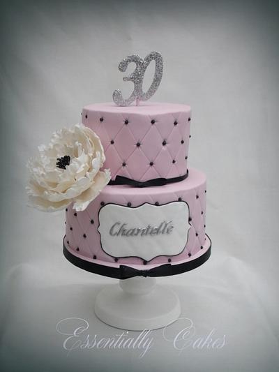 Pink and Peony - Cake by Essentially Cakes