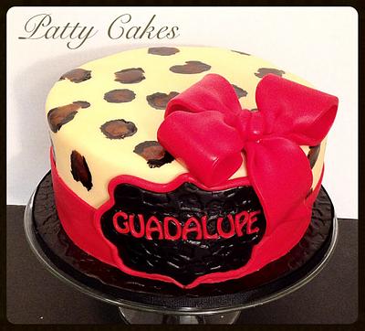 Leopard birthday cake - Cake by Patty Cakes Bakes
