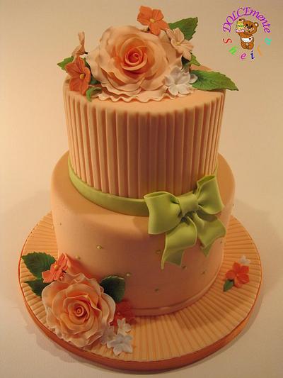 Flowers in orange - Cake by Sheila Laura Gallo