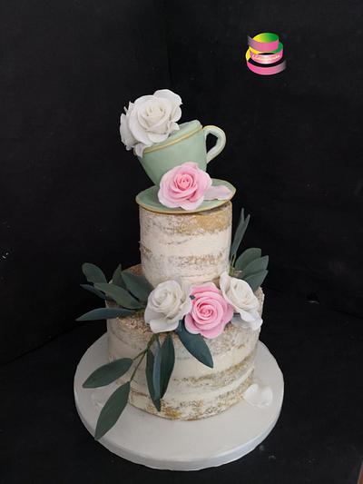 Nude Wedding Cake - Cake by Ruth - Gatoandcake