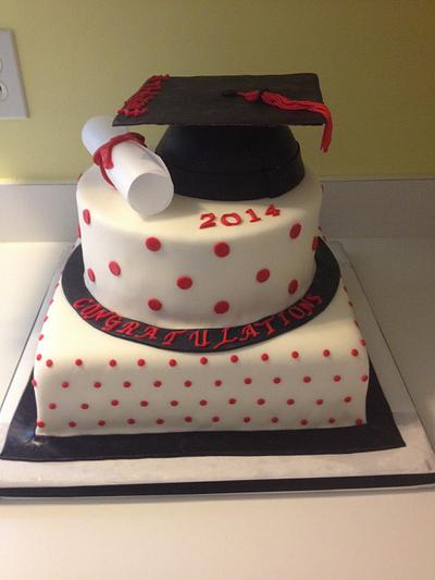 Congrat's Grad - Cake by Cosden's Cake Creations
