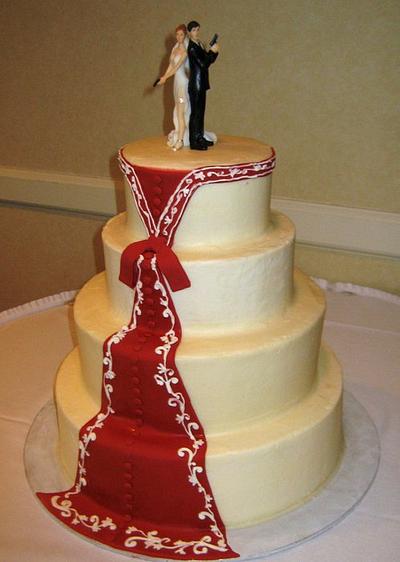 007 Wedding Dress - Cake by Lauren Cortesi