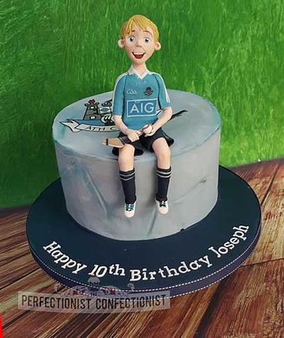 Joseph - Dublin GAA Hurling Birthday Cake - Cake by Niamh Geraghty, Perfectionist Confectionist